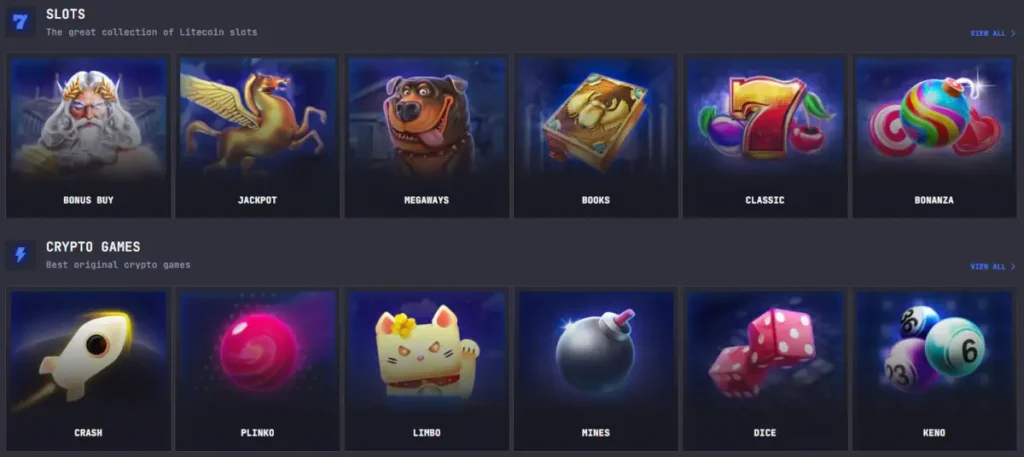 LTC Casino Games